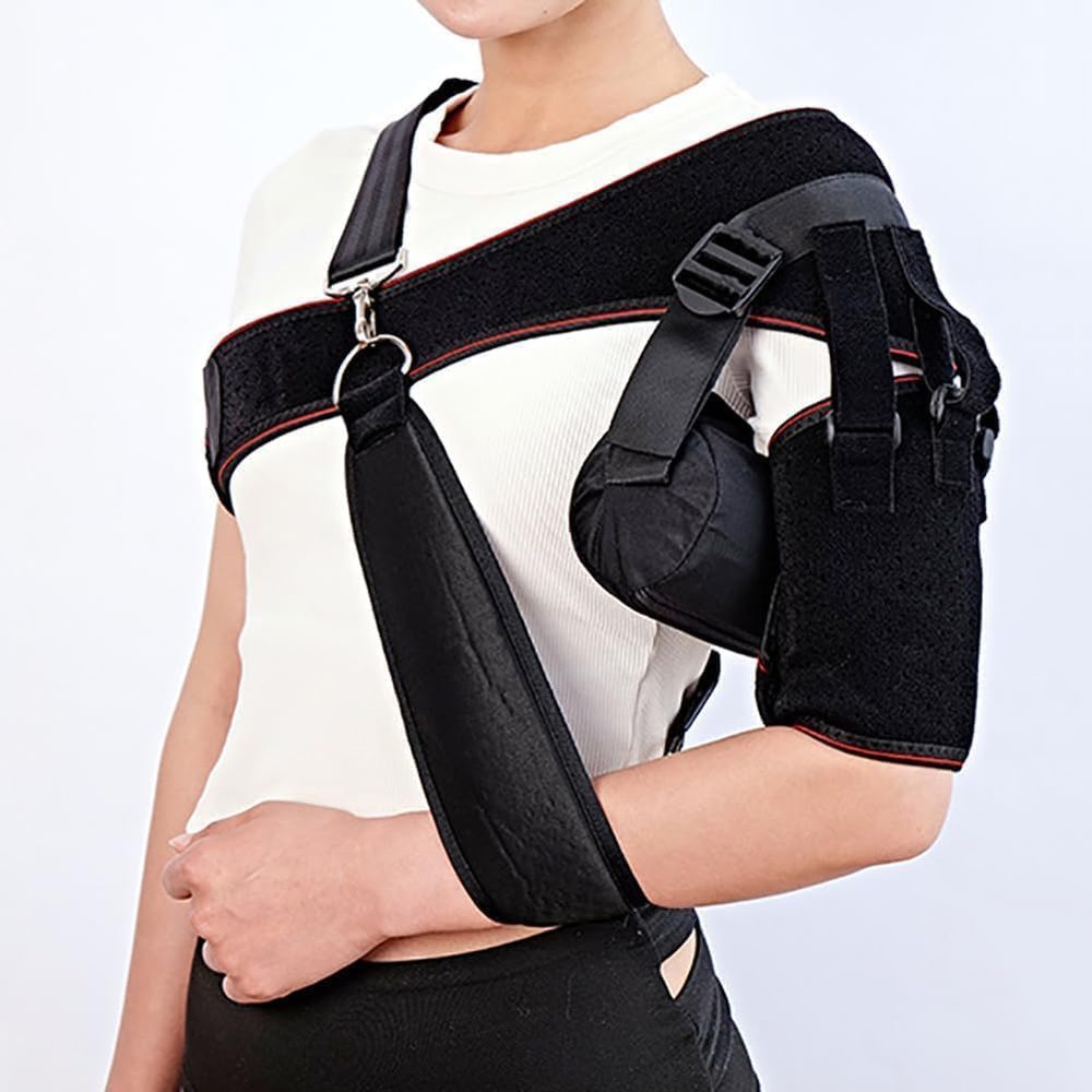 KEULEN Shoulder Arm Sling Brace, Shoulder Immobilizer Stabilizer with Air Bag, Comfortable and Breathable, Adjustable Tightness, for Joint Dislocation, Subluxation, Shoulder Fracture