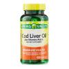 4 TOP CARE Cod Liver Oil Plus Vitamins A & D3 Immune Health Dietary Supplement Softgels, 100 Count view 1