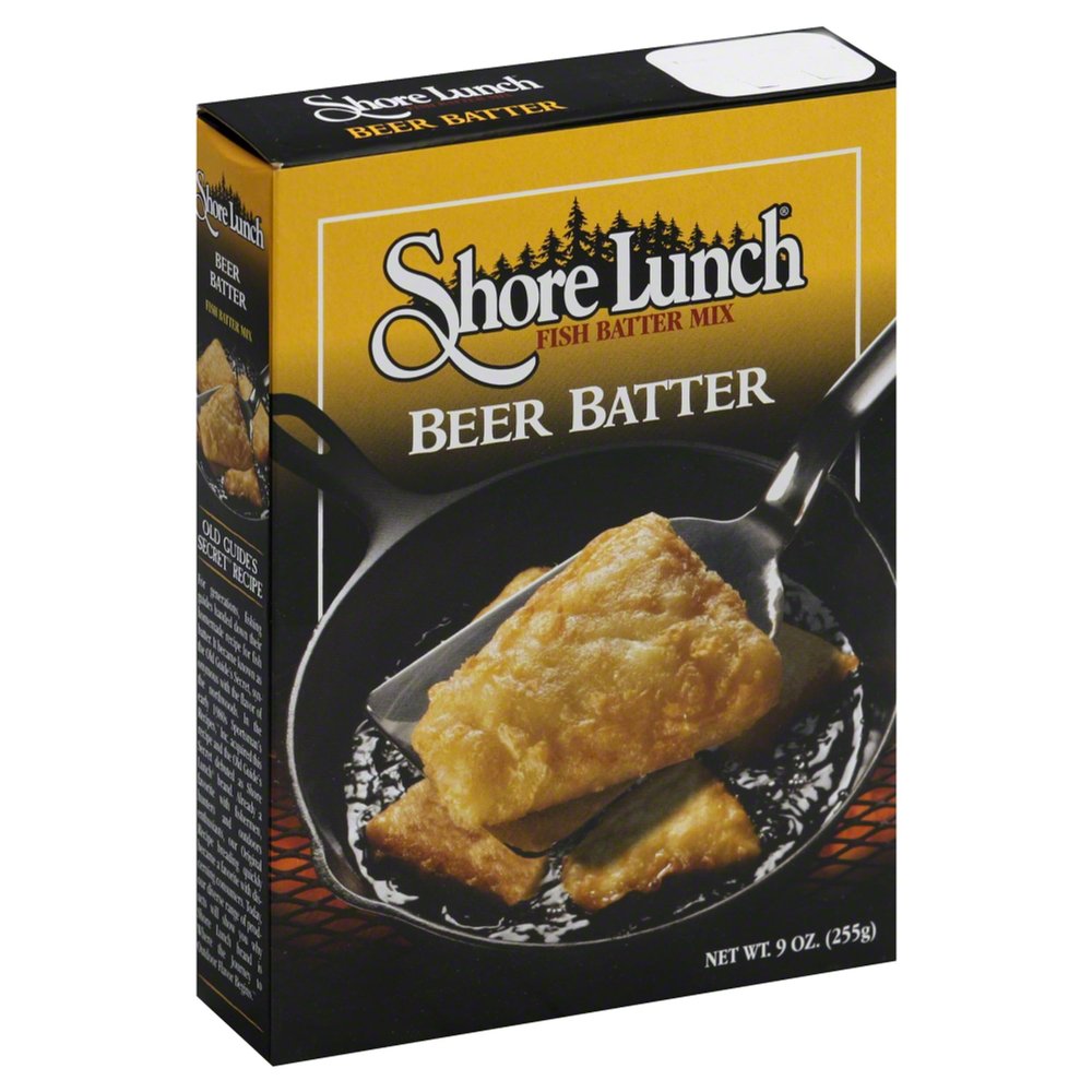 Shore Lunch Beer Batter Fish Batter Mix, 9 Ounce (Pack of 10)
