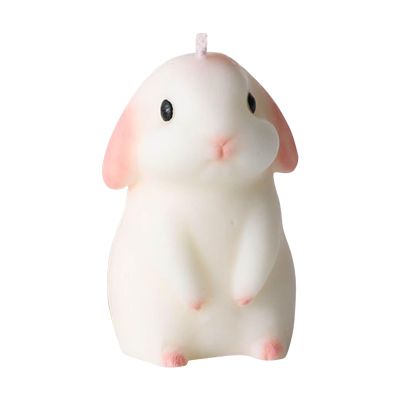 Adorable DIY Bunny Aromatherapy Candle - Soy Wax Rabbit-Shaped Candle for Bedroom and Bathroom Decor