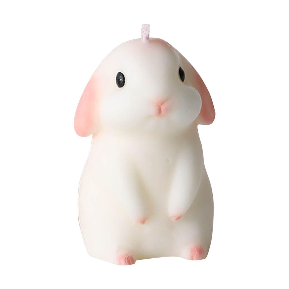 Adorable DIY Bunny Aromatherapy Candle - Soy Wax Rabbit-Shaped Candle for Bedroom and Bathroom Decor