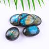 1pc Labradorite Palm Stone Healing Crystals Oval Shape Pocket Stones Worry Stones and Stones for Reiki Release Anxiety Stress Negative view 2