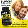 Black Seed Oil Capsules Vegan - Pure Cold Pressed Black Seed Oil Nigella Sativa Cumin for Skin & Hair Health, 500mg, 1000mg Per 2 Capsule Serving Blackseed Liquid Capsules Halal - 60 Softgels Pills view 3