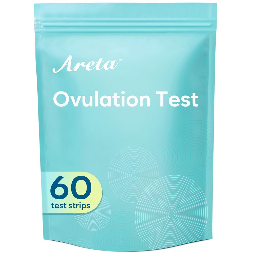 Areta 60 Ovulation Test Strips Kit: Accurate & Reliable for Women | Fast & Convenient Fertility Tracking | High Accuracy Ovulation Test Kit