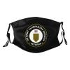 Rqwaaed US First Infantry Division Veteran Face Mask Washable Reusable Adults Breathable With 2 Filters view 1