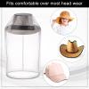 Funtery 12 Pcs Mosquito Head Mesh Face Fly Netting Hood Protecting Sun Fishing Hat with Net for Men Women(Black, Gray) view 3