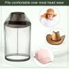Funtery 12 Pcs Mosquito Head Mesh Face Fly Netting Hood Protecting Sun Fishing Hat with Net for Men Women(Army Green) view 3