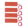 CFTGIW 4 Pcs Flexible Silicone Heater Mat for Industrial Equipment, High Heat Transfer Efficiency, Easy to Use, Thin and Flexible, Wide Application view 1