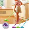 ARTSZY Mini Flat Small Head Mop, Household Wall Cleaning Brush, Chenille Mop Car Wash Small Mop Brush, 180 Degree Rotatable, for Cleaning Bathtub, Toilet Surface and Back, Mirror, Glass (Color : Purp view 2