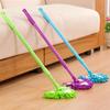ARTSZY Mini Flat Small Head Mop, Household Wall Cleaning Brush, Chenille Mop Car Wash Small Mop Brush, 180 Degree Rotatable, for Cleaning Bathtub, Toilet Surface and Back, Mirror, Glass (Color : Purp view 3