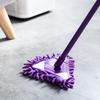 ARTSZY Mini Flat Small Head Mop, Household Wall Cleaning Brush, Chenille Mop Car Wash Small Mop Brush, 180 Degree Rotatable, for Cleaning Bathtub, Toilet Surface and Back, Mirror, Glass (Color : Purp view 4