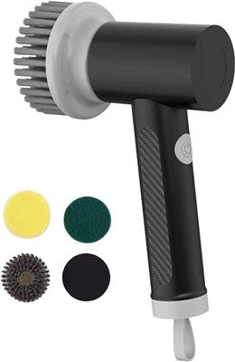 ARTSZY 3 Pcs Handheld Electric Scrubber Cordless, Rechargeable Electric Spin Scrubber, Electric Cleaning Brush with 3 Brush Heads, Bathroom Scrub Brush for Cleaning