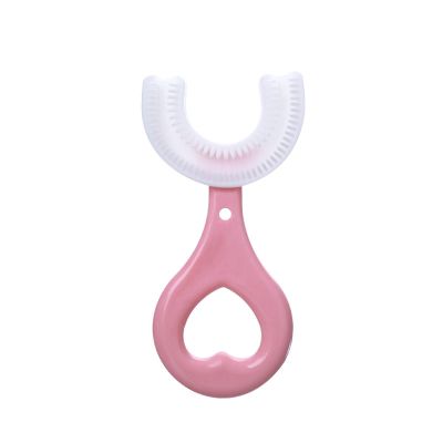 StorCase Children's U-Shaped Toothbrush Three-Sided Soft Bristle Silicone Baby Home Baby Baby Toothbrush for Children's Toothbrush