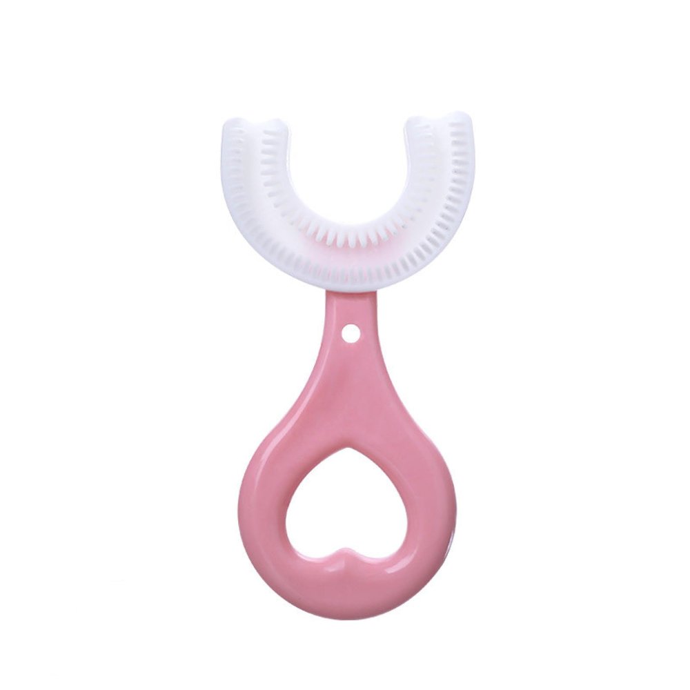 StorCase Children's U-Shaped Toothbrush Three-Sided Soft Bristle Silicone Baby Home Baby Baby Toothbrush for Children's Toothbrush