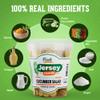 Jersey Pickles - Cucumber Salad (Quart) - Fresh, Keto-Friendly, and Perfect for Snacks, Sandwiches, or Salads  The perfect Pickle Jars Cornichon for Families or Gatherings view 3