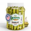 Jersey Pickles - Garlic Dill Spears Fresh (Half Gallon) - Fresh, Keto-Friendly, and Perfect for Snacks, Sandwiches, or Salads  The perfect Pickle Jars Cornichon for Families or Gatherings view 1