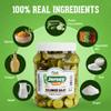 Jersey Pickles - Cucumber Salad (Half Gallon) - Fresh, Keto-Friendly, and Perfect for Snacks, Sandwiches, or Salads  The perfect Pickle Jars Cornichon for Families or Gatherings view 3