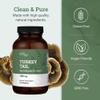 Earth Harmony Organic Turkey Tail Mushroom Capsules (1000mg Pure Extract) - Superfood Mushroom Supplement Helps Support Brain Health - Premium Powder Extract - 120 Capsules (2-Month Supply) view 4