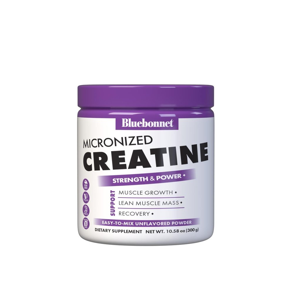 BlueBonnet Nutrition Micronized Creatine Monohydrate 5 g, 10.58 oz