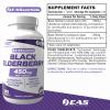 EAS Black Elderberry 450mg | Supports Healthy Immune Response | Gluten Free, Non GMO | Better Absorption with Cyclosome Delivery | 120 Tablets view 2