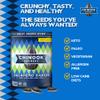Chinook Seedery Jalapeno Ranch 4oz (12 Pack) & Original Flavor 4oz (3 Pack) Combo - Roasted Jumbo Sunflower Seeds - Keto Snacks - For Snack Packs - Gluten Free, Non GMO Snack Food Gifts view 4