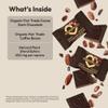 ANDREW LESSMAN ChocoNuvo Caf 91% Cacao 30 Pieces - Organic Fair Trade Coffee-Flavored Dark Chocolate. Beneficial Plant Sterols to Promote Healthy Cholesterol Balance. 25 Calorie Squares, Low Fat view 3