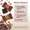 ANDREW LESSMAN ChocoNuvo Caf 66% Cacao 60 Pieces - Organic Fair Trade Coffee-Flavored Dark Chocolate. Beneficial Plant Sterols to Promote Healthy Cholesterol Balance. 25 Calorie Squares, Low Fat view 4