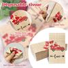 120 Pcs Burlap Printed Love Truck Disposable Bathroom Napkins, Mother's Day Heart Truck Guest Towels Hand Towels Paper Guest Napkins for Bathroom Kitchen Camping Cocktail Party 4.3 x 7.8 inch view 3