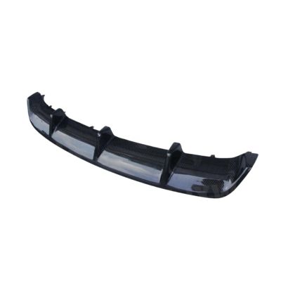 Carbon Fiber/FRP 3Pcs R Style Rear Diffuser Compatible for Mercedes Benz CLA W117 CLA180 CLA200 CLA250 CLA45 AMG Package 2013-2018 (Color : Only Diffuser CF)