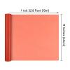 NESCCI Red Matte Wrapping Paper,Solid Color Pearly-Lustre Paper,Gift Wrapping Paper,Perfect for Wedding,Valentine's Day,Birthday, Christmas,Baby Shower,DIY Bouquet (17 Inches X 32.8 Feet) view 3
