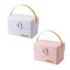 JacCos Medicine Storage Case First Aid Box Two-Layer Large Capacity Plastic Medicine Storage Boxfor Home Office Car Workplace Travel Outdoor Bath Cabinet (Pink) (White & Pink) view 1
