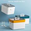 JacCos First Aid Kit Family Medicines BoxPortable Medicine Chest Medicine Boxes 2 Layers Medical Storage Box First Aid Medical Box First Aid Kits (Color : Blue) (Orange) view 3