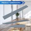 0.4" Rise Threshold Ramp for Doorways, Self-Adhesive Rubber Ramp for Door Threshold, 6.6Ft Long, Ideal for Wheelchair Scooter Doorway Floor Tile Threshold Transition Strip Reducer (Grey, 6.6Ft) view 2