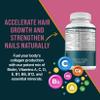 100% Pure Hair Skin and Nails Vitamins - Biotin Vitamins for Women and Men, Ages 18 and Up, Supports Faster Hair Growth, Stronger Nails, Healthy Skin, Extra Strength 78,1119mcg - 1 Month Supply view 3