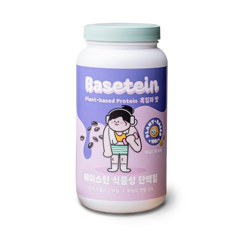Allnats Basetein Plant-Based Protein Powder, Meal Replacement Shakes, 700g | Black Sesame