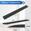 0.4" Rise Threshold Ramp for Doorways, Self-Adhesive Rubber Ramp for Door Threshold, 3.3Ft Long, Ideal for Wheelchair Scooter Doorway Floor Tile Threshold Transition Strip Reducer (Black, 3.3Ft) view 2