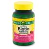 4 TOP CARE Fast-Dissolve Biotin Dietary Supplement, 10,000 mcg, 60 Count view 1