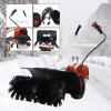 2-Handles 52CC Gas Power Broom, 2.5HP Gas Power Sweeping Broom Walk Behind Broom Driveway Turf Grass Cleaning Sweeping Machine Rotatable Brush Head, 10500rpm view 3