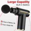 cotsoco Massage Gun Deep Tissue for Pain Relief with 4 Massage Heads & 6 Speeds, Electric Mini Handheld Body Massager for Any Pain Relief, Best Gifts for Dad and Mom view 4