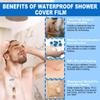 25PCS Waterproof Dialysis Catheter Shower Cover (7.8"x7.8"), Adhesive PICC Line Shower Cover, Stretchable Wound Cover for Showering & Tattoo Cover for Swimming,Shower Shield to Keep Protected Area Dry view 3