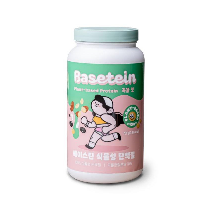 Allnats Basetein Plant-Based Protein Powder, Meal Replacement Shakes, 700g | Grain