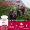 B12 Vitamins 10,000 mcg, Methylated Vitamin B12 Sublingual - Energy Boost, Focus, Metabolism & Brain Health Support, Immune System Support, Fast Dissolve, Natural Strawberry Flavor, 270 Servings view 3
