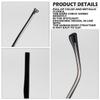 1 Pair Metal Eyeglass Replacement Arm, Eyewear Frame Temple Replacement Universal Sunglasses Arm Legs Replacement for Thin Metal Glasses, Sunglass Black view 4