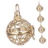 GLEAVI 5pcs Aromatherapy Essential Oil Diffuser Pendant Elegant Hollow Locket Necklace Gold for Unique Style and Versatile Use Essential Oils and Fragrances view 1