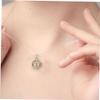 GLEAVI 5pcs Aromatherapy Essential Oil Diffuser Pendant Elegant Hollow Locket Necklace Gold for Unique Style and Versatile Use Essential Oils and Fragrances view 3