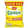 Walkers Quavers Light Curly Potato Snacks (Cheese Grab 30 x 34g) view 1