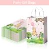 24 Pieces Classic Pooh Bear Goodie Bags for Baby Shower Party Supplies, Bear Gift Snacks Treat Candy Party Favors Bags with Handles for Classic Bear Theme Party Decorations view 2