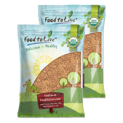 Food to Live Organic Einkorn Wheat Berries, 20 Pounds  Non-GMO, Good Source of Protein, Fiber, and Vitamins, Low-glycemic Index, USDA Certified, Glyphosate Free, Vegan, Raw, Kosher, Bulk