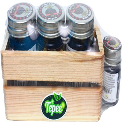 Bedront Original Cobra Balm in Wooden Box Gift Set 3x50g, 1x15g for Thai Massage and Relaxation