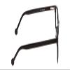 Calabria Ernest 4865 Cat-Eye Blue Light Blocking Reading Glasses +0.00 Gloss Black/Rounded Tips Men Women view 2